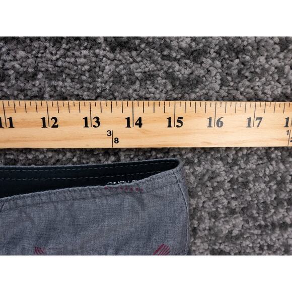 Volcom Board Shorts Mens 30 Gray Solid Geometric Print Pure Function Beach Surf - Picture 9 of 14